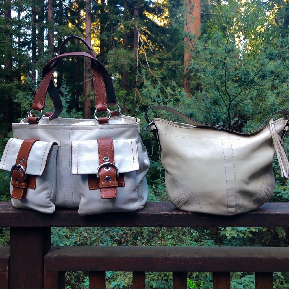 2 Coach shoulder bags purse bundle 😱